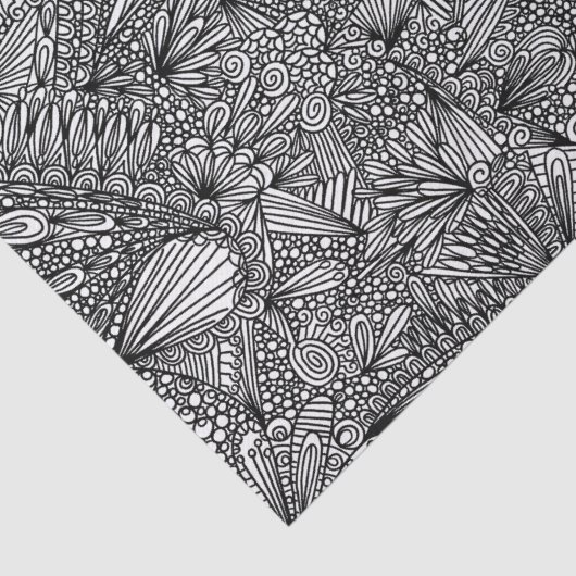 Pavo Pontem Abstract weefselpapier Tissuepapier (Detail)