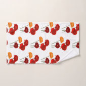 Pavot aquarelle (Serviette à main)