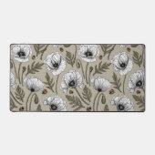 Pavot blanc et coccinelle (Recto)