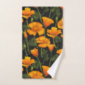 Pavot de Californie (Serviette à main)