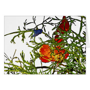 Pavot de Californie abstrait