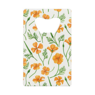 Pavot de Californie, fleurs d'été, orange wil