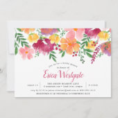 Pavot de Californie | Invitation de douche nuptial (Devant)