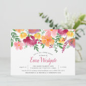 Pavot de Californie | Invitation de douche nuptial (Debout devant)