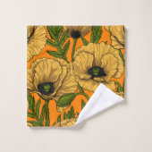 Pavot jaune (Gant de toilette)