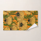 Pavot jaune (Serviette à main)