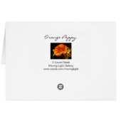 Pavot orange (Dos Horizontal)