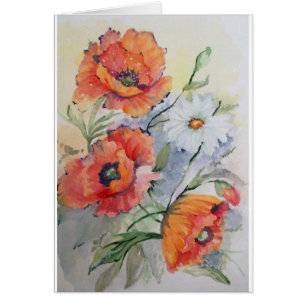 Pavots d'aquarelle