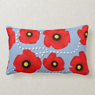 Pavots et coussin de perles