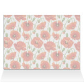 Pavots rouges d'été épousant la carte d'allocation (Intérieur Horizontal (haut))