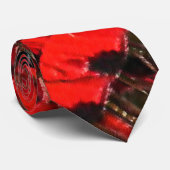 Pavots rouges sur cravates impressionnantes (Roulé)