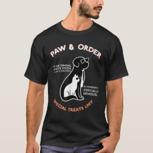 Paw and Order Special Treed Unit Training Dog en T-shirt