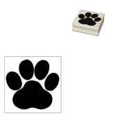 Paw Animal Print Rubberstempel (Gestempeld)
