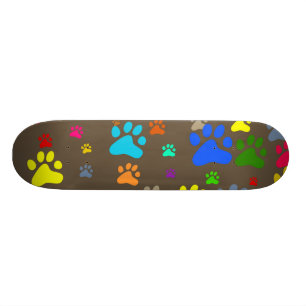 Paw-behangpapier Skateboard