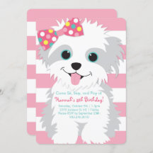 Paw Birthday Paw ty Invitation