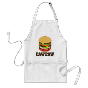 Paw Burger BBQ Grilling Grandpa Gift Standaard Schort