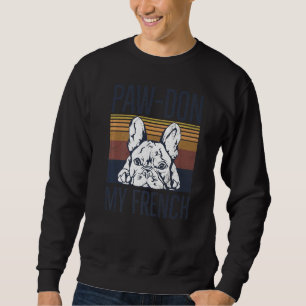 Paw Don Mijn Franse woordspeling voor een hond eig Trui