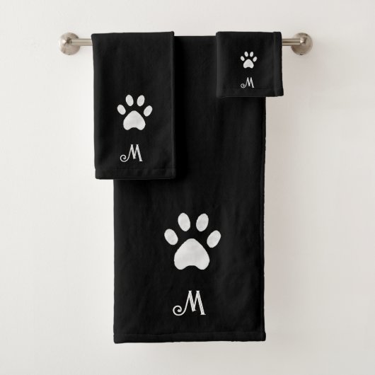 Paw et Monogramme pour animaux de compagnie sur en (En situation)