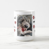 Paw Heart Quote-Mok Koffiemok (Center)