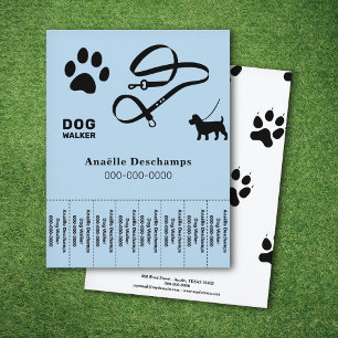 Paw & Leash - Hond Walker Scheur Off Strips Flyer