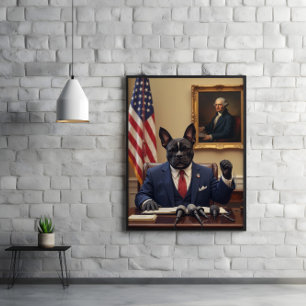 Paw-litics Matter: Bulldog aan de leiding Poster