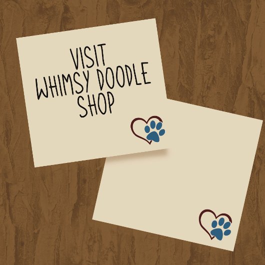 Paw n' Heart Hondenliefde 3" x 3" Post-it® Notitie Notes