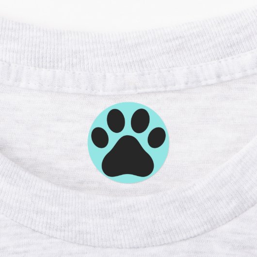 Paw Pads Iron-on Labels (Aangebracht)
