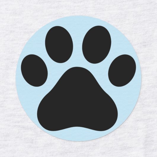Paw Pads Iron-on Labels (Design 2)