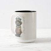 Paw Patrol...de communautaire veiligheid bewaren Tweekleurige Koffiemok (Voorkant links)