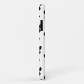 Paw Pattern, Dog Paws, Black and White, Monogram Case-Mate iPhone Case (Achterkant/rechts)