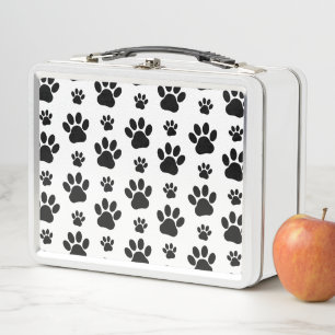 Paw Pattern, Dog Paws, Paw Prints, Black and White