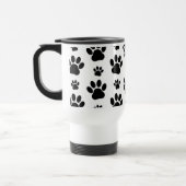 Paw Pattern, Dog Paws, Paw Prints, Black and White Reisbeker (Links)