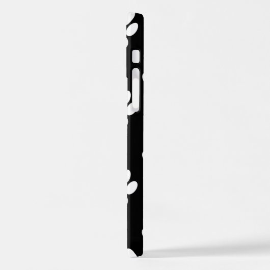 Paw Pattern, Dog Paws, White Paws, Lila Hearts iPhone Hoesje (Linkerkant)