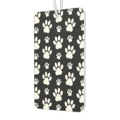 Paw Pattern, Paw Prints, Dog Paws, Black and White Luchtverfrisser (Links)