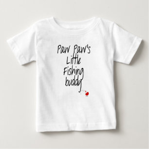 Paw Paw's Little Vissen Buddy Baby-T-shirt