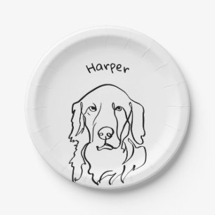 Paw-positief Serious Golden Retriever Papieren Bordje