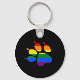 Paw Pride Flag LGBT Sleutelhanger
