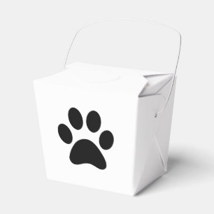 PAW PRINT BEDANKDOOSJES