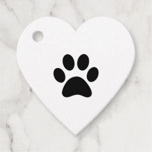 PAW PRINT BEDANKJES LABELS