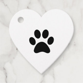 PAW PRINT BEDANKJES LABELS