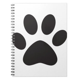 Paw Print Dog Cat Animal Pet Foot Puppy Notitieboek