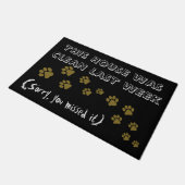 Paw Print Doormat Deurmat (Schuin)
