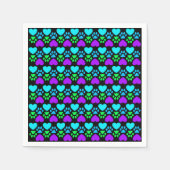 Paw Print en Hart Servet (Voorkant)