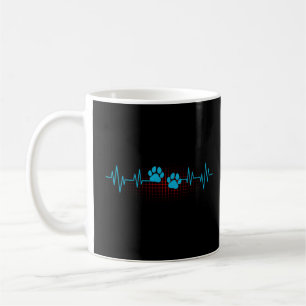 Paw Print Hebeat EKG Dierenarts Koffiemok