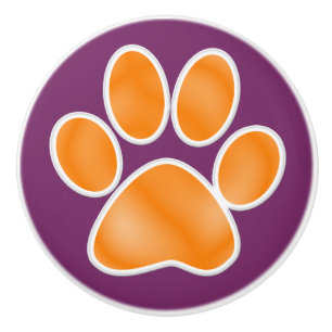 Paw Print Keramische ladeknop - SRF Knop