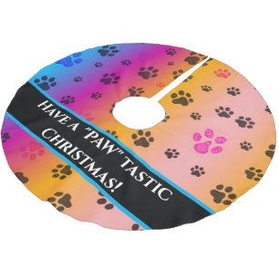 Paw Print Kerstboomrok Kerstboom Rok