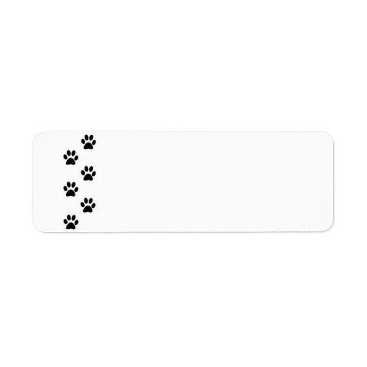 Paw Print Label (Voorkant)
