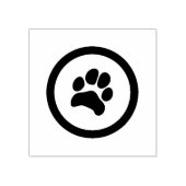 Paw Print Logo Rubberstempel (Afrduk)