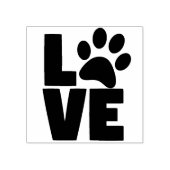 Paw Print Love Art Stempel (Afrduk)
