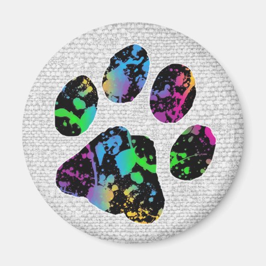Paw Print Magnet Magneet (Voorkant)